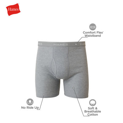 Hanes Freshiq Comfortflex Waistband Mens 4 Pack Boxer Briefs