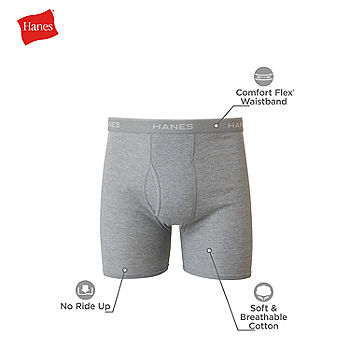 Hanes Brief 6-Pack Ultimate Breathable 100% Cotton No ride up
