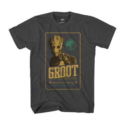 Big and Tall Mens Crew Neck Short Sleeve Regular Fit Guardians of the Galaxy Graphic T-Shirt