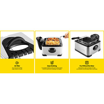 Best Buy: Chefman 1.1-Quart Deep Fryer Stainless Steel RJ07-M-SS