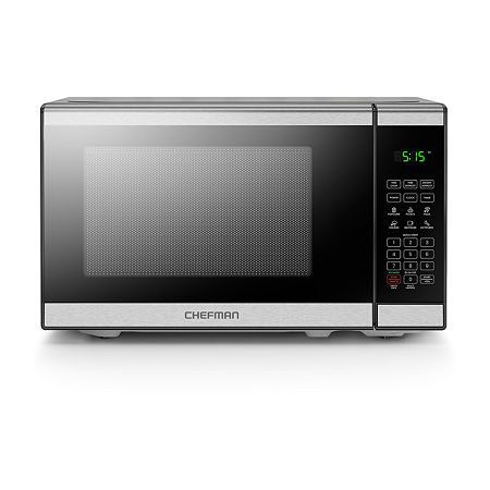 Chefman 0.7 Cu Ft Counter Microwave, One Size, Stainless Steel