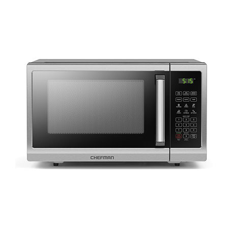 Chefman 0.9 Cu Ft Counter Microwave, One Size, Stainless Steel