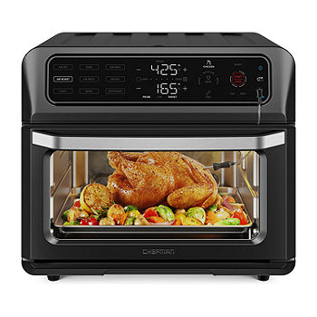 Chefman Air Fryer Toaster Oven Combo w/ Probe Thermometer, 9-in-1 Multi  Use, 20qt, Stainless Steel 