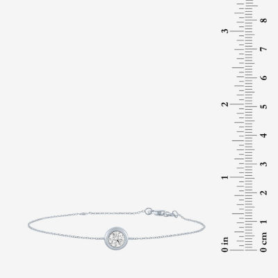 Diamond Addiction (G-H / Si2-I1) 10K Gold 8 Inch Cable Round Chain Bracelet