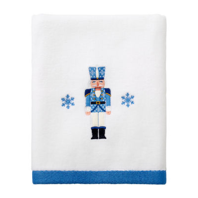 Mickey Mouse Hand Towel Wash Rag Disney Saturday Knight Embroided White 