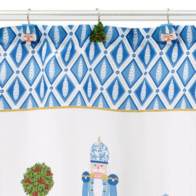 Avanti Nutcracker Trellis Shower Curtain Hooks