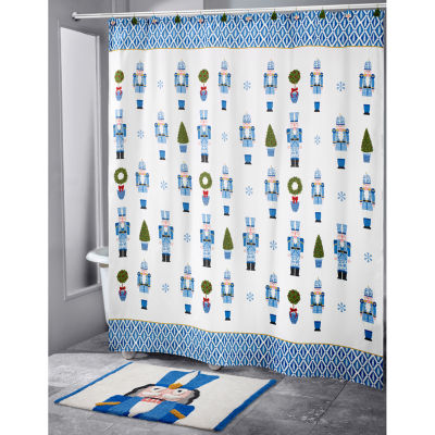 Avanti Nutcracker Trellis Shower Curtain