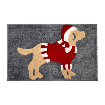 Avanti Christmas Dog Bath Rug