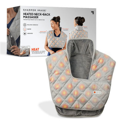 Sharper Image Heated Neck And Back Massager