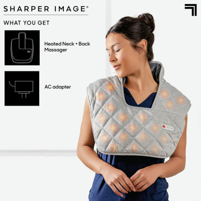 Heated Neck and Back Massager by Sharper Image @