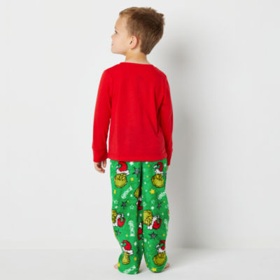 Toddler Unisex Kids Family Dr. Seuss Grinch 2-pc. Christmas Matching Family Pajama Set