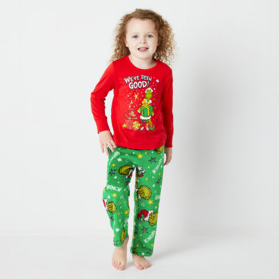 Toddler Unisex Kids Family Grinch Dr. Seuss 2-pc. Christmas Pajama Set