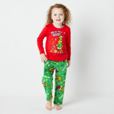 Family Unisex Adult Grinch Dr. Seuss Long Sleeve One Piece Pajama, Color:  Green - JCPenney