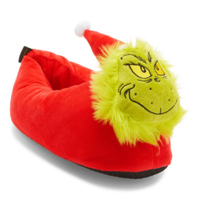 Grinch best sale slippers mens