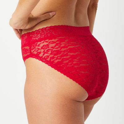 Ambrielle Everyday Lace High Cut Panty