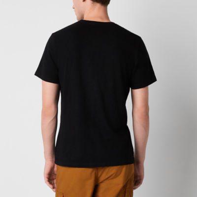 mutual weave Slub Mens Crew Neck Short Sleeve T-Shirt