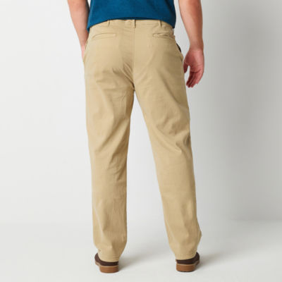 mutual weave Stretch Mens Slim Fit Flat Front Pant