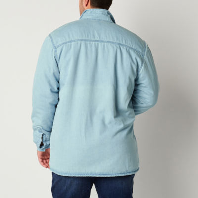 Big & tall denim on sale shirts