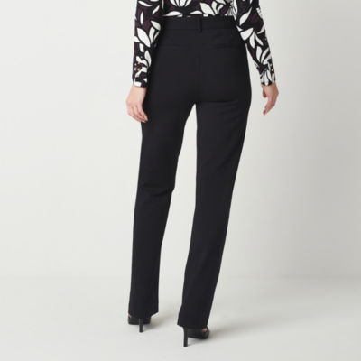 Liz Claiborne Ponte Emma Classic Fit Flare Trouser