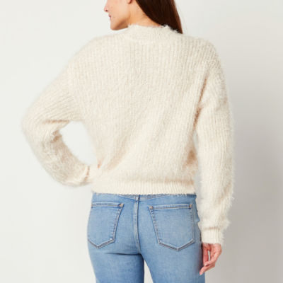 a.n.a Womens Crew Neck Long Sleeve Pullover Sweater