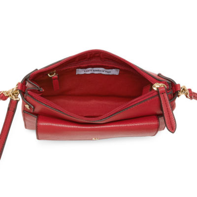 Liz Claiborne Alicia Convertible Crossbody Bag, Color: Mid Red