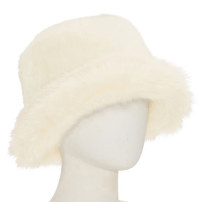 Mixit Faux Fur Womens Bucket Hat