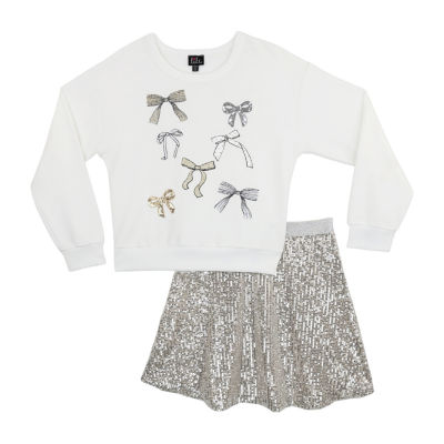 Lilt Big Kid Girls 2-pc. Skirt Set