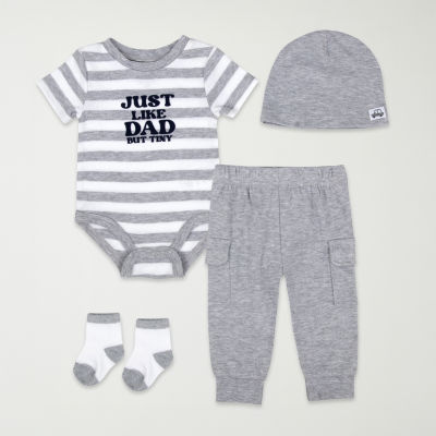 Baby Essentials Baby Boys 4-pc. Pant Set