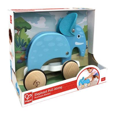Hape Elephant Pull Discovery Toy