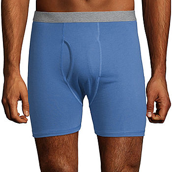 Stafford Mens 4 Pack Boxer Briefs - JCPenney
