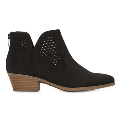 a.n.a Womens Lakewood Block Heel Booties