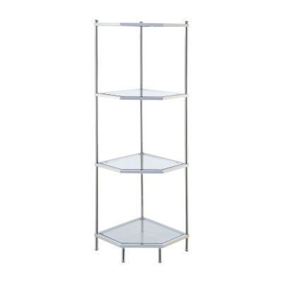 Royal Crest 4Tier Corner Shelf, Color Chrome JCPenney