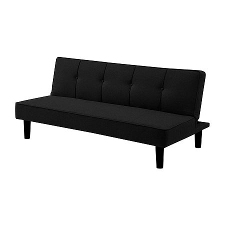 Langley Serta Convertible Sofa, One Size, Black