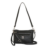 Stone Mountain Shoulder Bag - Hampton Pouch-Bottom Hobo, Size None, Black