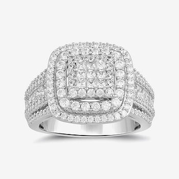 2 CT. T.W. Mined White Diamond 10K White Gold Band - JCPenney