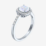 Limited Time Special! Womens Lab Created Opal Sterling Silver Cocktail Ring