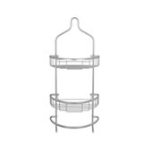 Honey Can Do Satin Nickel 2-Tier Steel Shower Caddy BTH-08460, Color:  Silver - JCPenney