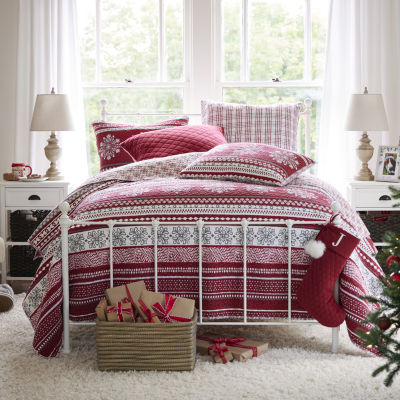 North Pole Trading Company Winterhaven Holiday Quilt Set