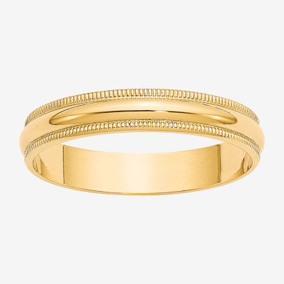 4MM 10K Gold Wedding Band