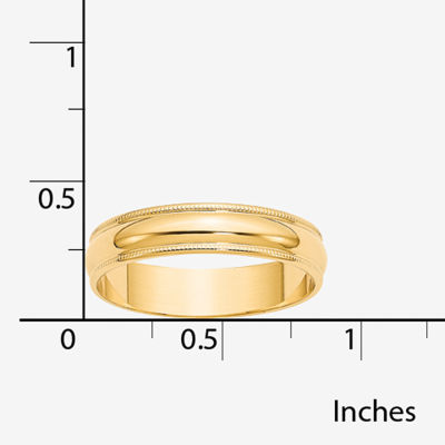 5MM 10K Gold Wedding Band