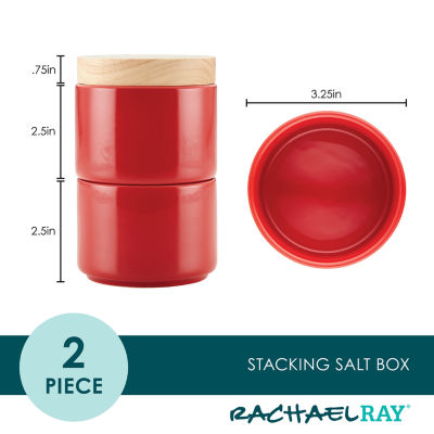 Rachael Ray Ceramics 2-pc. Stacking Salt Box