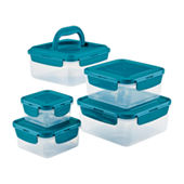 Kinetic Glassworks 16-piece Square 10 oz. Food Storage Set - 20242682