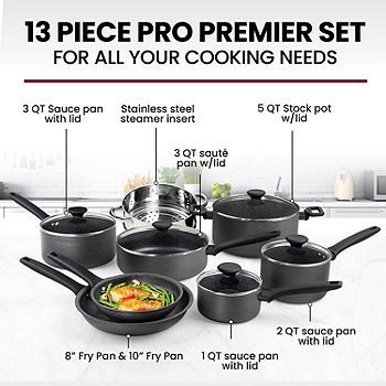 13 Piece Pots and Pans-Set Nonstick-Kitchen-Cookware with