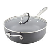 Ballarini Professionale4500 2.4qt Aluminum Dishwasher Safe Non-Stick Sauce  Pan, Color: Silver Black - JCPenney