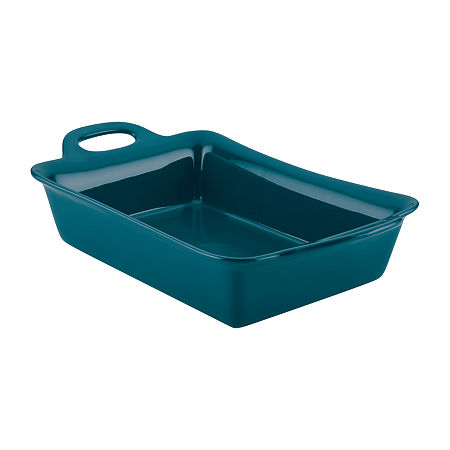 Rachael Ray Ceramic 9X13 Baking Dish, One Size, Green