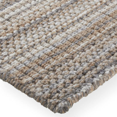 Weave And Wander Foxwood Solid Flatweave Indoor Rectangle Accent Rugs