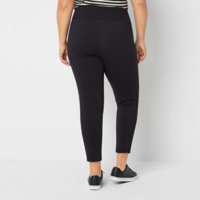 Stylus Womens Plus Skinny Mid Rise Pull-On Pant