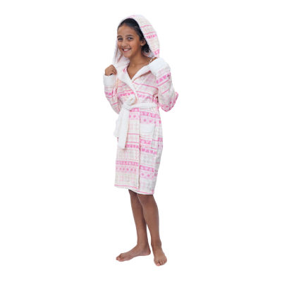 Little & Big Girls Mid Length Long Sleeve Robe