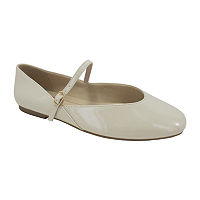 Pop Womens Endless Round Toe Mary Jane Shoes, 10 Medium, White