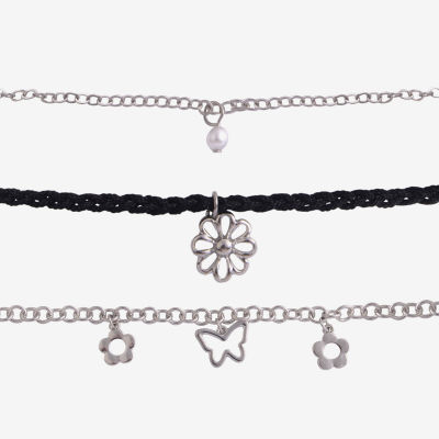 Arizona Silver Tone Womens 5-pc. Bracelet Set